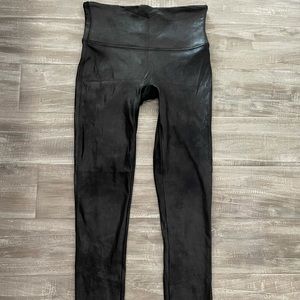 Faux leather spanx medium